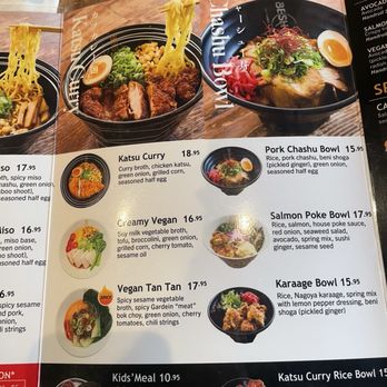 BESHOCK Ramen - Carlsbad - menu 2025 - Ramen Near Me - Carlsbad, California