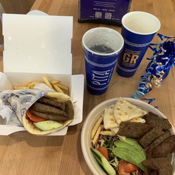 Pita GR - Brea - Beef Lamb Salad & Gyro 08.08.23 - Greek Near Me - Brea, California