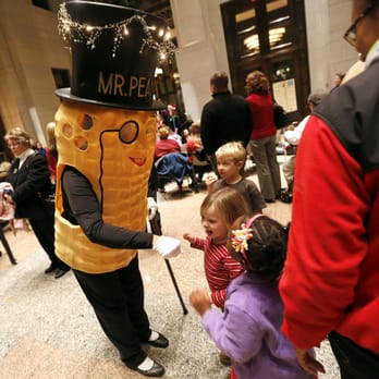 The Peanut Shoppe - Mr. Peanut at the Ohio Statehouse for the tree lighting ceremony 2014. - Candy Stores Near Me - Columbus, Ohio The Peanut Shoppe - Mr. Peanut at the Ohio Statehouse for the tree lighting ceremony 2014. - Candy Stores Near Me - Columbus, Ohio