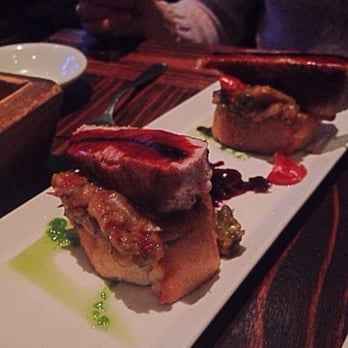 Manolo Tapas - Atun sobre Pisto manchengo - Tapas Bars Near Me - New York, New York Manolo Tapas - Atun sobre Pisto manchengo - Tapas Bars Near Me - New York, New York