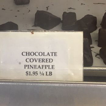 Philips Candy - Chocolate covered pineapple also on my list to try next - Candy Stores Near Me - Staten Island, New York
