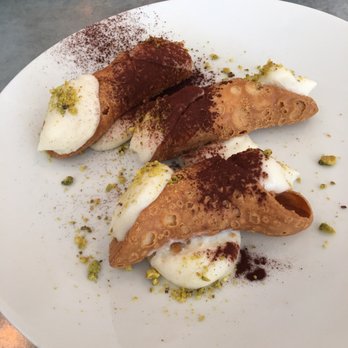 Piccola Cucina - Cannolis w/ pistachios. Good, I was just so full I wouldn't order them next time. Haha - Italian Near Me - Red Lodge, Montana Piccola Cucina - Cannolis w/ pistachios. Good, I was just so full I wouldn't order them next time. Haha - Italian Near Me - Red Lodge, Montana