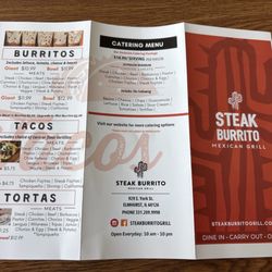 Steak Burrito - Menu