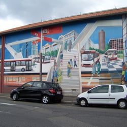 Fresques de Lyon - Histoire des Transports en Commun