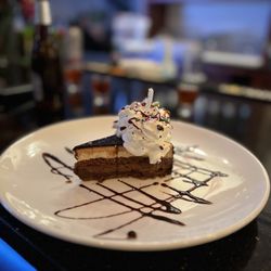 Complimentary dessert for a birthday celebration! We love Meet us!!