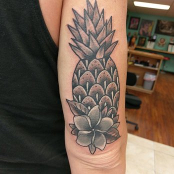 Blue Tiki Tattoo - done by Billie - Tattoo Near Me - Kapaa, Hawaii