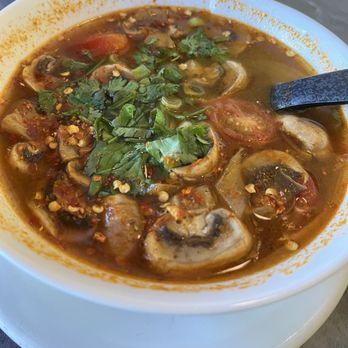 Ginn Imm - S-1. Small Tom Yum - opted to not have protein. Only had veggies which made it lighter. Good balance of hot and sour flavor - Thai Near Me - Silverdale, Washington