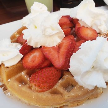 The Scratch Room - * Waffles Topped w/ fruit & creme - Breakfast & Brunch Near Me - Anaheim, California