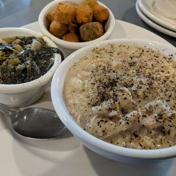 Dalrock Diner - Get into the tasty tasty South! Chicken n Dumplings, fried okra, greens.. - American Near Me - Rowlett, Texas