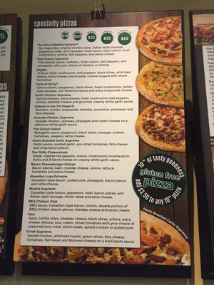 Menu photo 2 The Bar @ Pizza Pipeline Spokane, WA Menu photo 2 The Bar @ Pizza Pipeline Spokane, WA