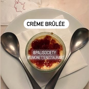 Simonette - Crème brûlée... not too sweet and exceptionally delicious. - French Near Me - Culver City, California Simonette - Crème brûlée... not too sweet and exceptionally delicious. - French Near Me - Culver City, California