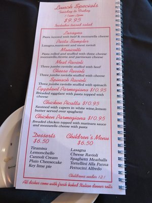 Menu photo 7 Italian Garden Ocean Springs, MS