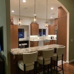 My new kitchen. Knocked out wall and extended out 7ft. My new kitchen. Knocked out wall and extended out 7ft.