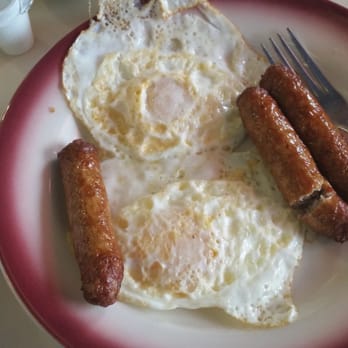 Tastee Diner - Over medium eggs and turkey sausage. - Diners Near Me - Laurel, Maryland