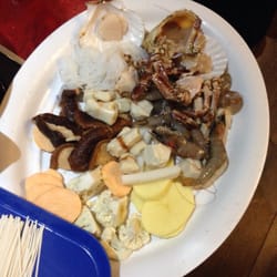 Xiangbala Hotpot - Plate of seafood