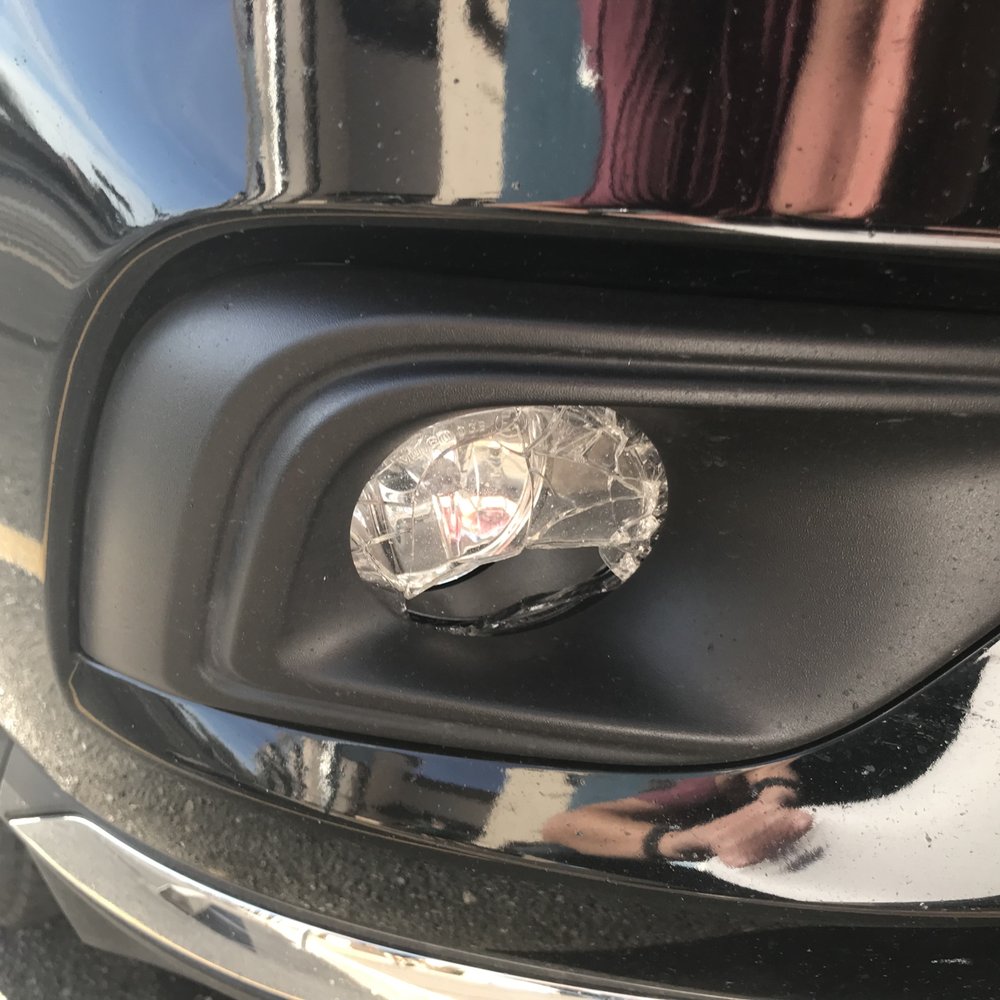 Cobblestone Auto Spa - Broken fog light passenger side - Auto Detailing Near Me - Gilbert, Arizona
