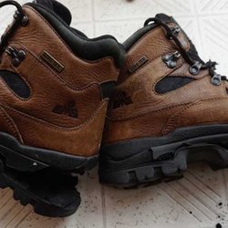 Eastern Mountain Sports - Soles decomposed. Not covered by EMS.