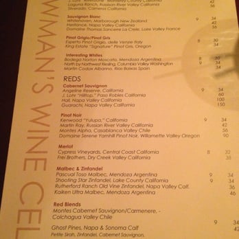 Bowman's Tavern - This is a sneak peak of their wine list. - American Near Me - New Hope, Pennsylvania