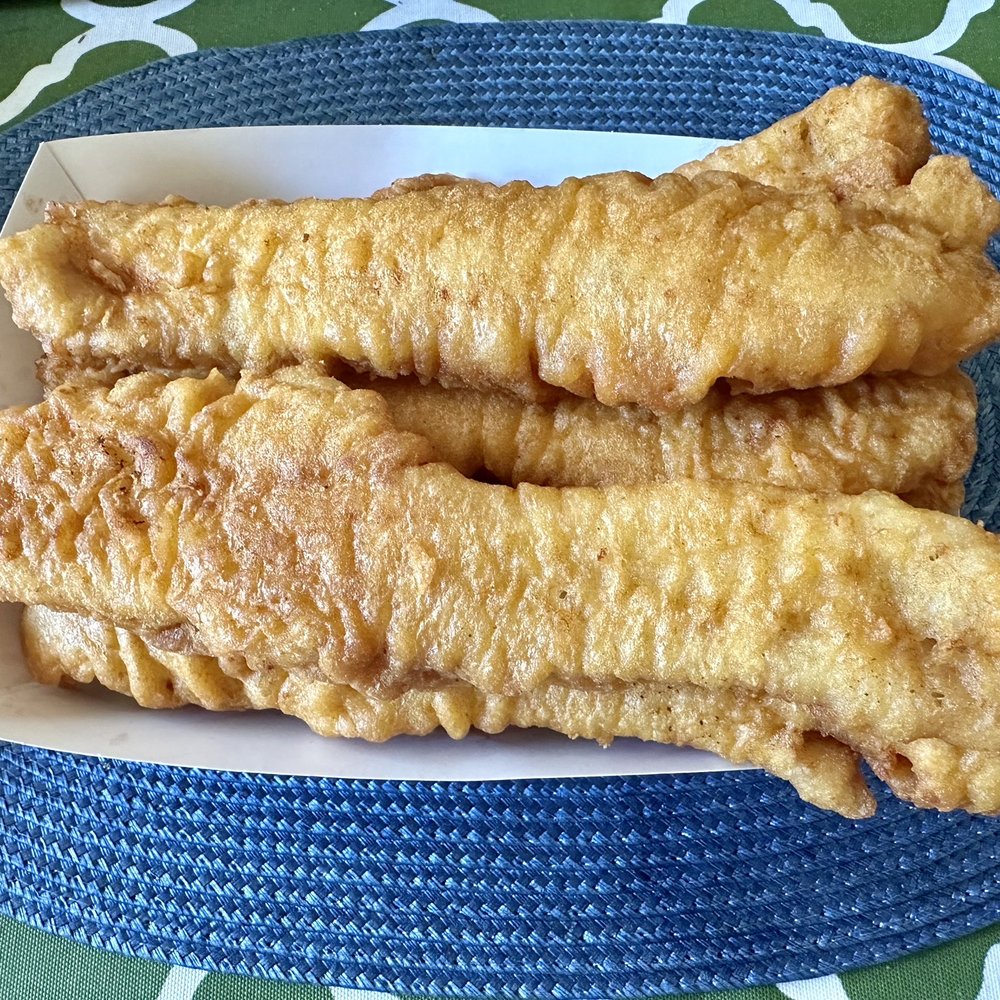 Tugboat Fish & Chips - The 8 pieces of fish that came with the 8 fish and 6 chicken strips meal - Seafood Near Me - Vacaville, California Tugboat Fish & Chips - The 8 pieces of fish that came with the 8 fish and 6 chicken strips meal - Seafood Near Me - Vacaville, California