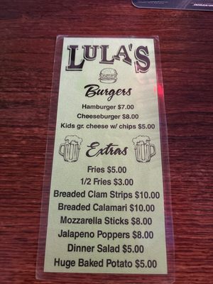 Menu photo 3 Lula's Tavern Moberly, MO Menu photo 3 Lula's Tavern Moberly, MO