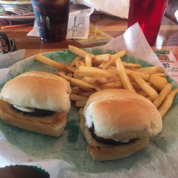 Surf Hut - Kids meal.. hamburger sliders with fries did not disappoint - Seafood Near Me - Destin, Florida Surf Hut - Kids meal.. hamburger sliders with fries did not disappoint - Seafood Near Me - Destin, Florida