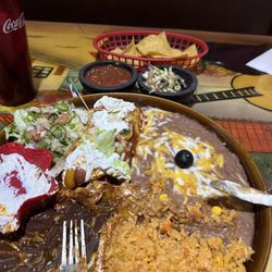 Plaza Mexicana - Chicken fajita burrito