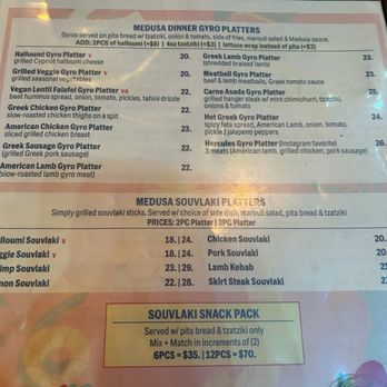 Medusa The Greek - Menu - Greek Near Me - Brooklyn, New York