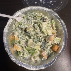 Drowning in dressing. Disgusting.