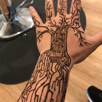 Raanya Eyebrow Threading + Henna Tattoo - Digital tree henna - Henna Artists Near Me - Del Mar, California