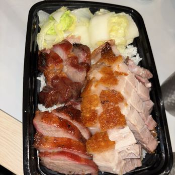 Hay Hay Roasted - char sui and crispy pork belly combo over rice (5/5) amazing - Barbeque Near Me - New York, New York Hay Hay Roasted - char sui and crispy pork belly combo over rice (5/5) amazing - Barbeque Near Me - New York, New York