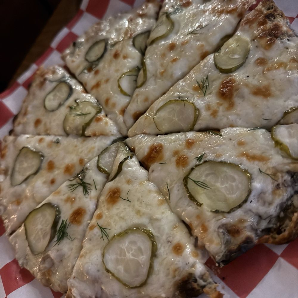 All Shook Up Tavern - Pickle Pizza, again! - Pizza Near Me - De Pere, Wisconsin All Shook Up Tavern - Pickle Pizza, again! - Pizza Near Me - De Pere, Wisconsin