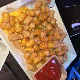 Tater tot nachos platter ($48) Tater tot nachos platter ($48)