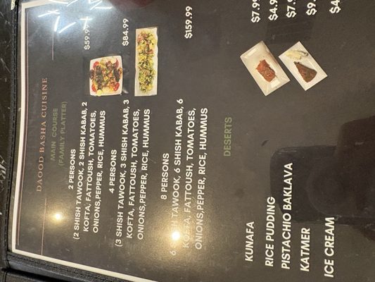 Menu photo 2 Daood Basha Orlando, FL Menu photo 2 Daood Basha Orlando, FL