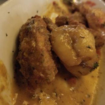 Brio Italian Grille - Spicy Shrimp and Eggplant made just right. Just perfect and I hate eggplant. Crispy outer shell with creamy filling. THIS IS A MUST!! - Italian Near Me - Gilbert, Arizona Brio Italian Grille - Spicy Shrimp and Eggplant made just right. Just perfect and I hate eggplant. Crispy outer shell with creamy filling. THIS IS A MUST!! - Italian Near Me - Gilbert, Arizona