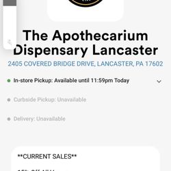 The Apothecarium Dispensary - Lancaster - Why are the hours like this