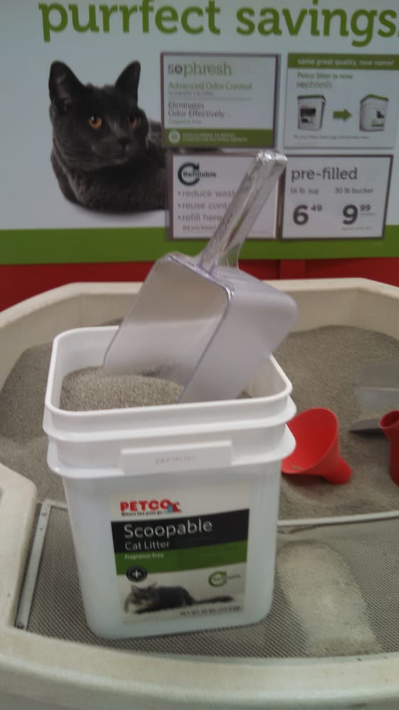 petco refillable cat litter