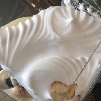 Nation's - Slice of banana cream pie for dessert! - Burgers Near Me - Fremont, California Nation's - Slice of banana cream pie for dessert! - Burgers Near Me - Fremont, California