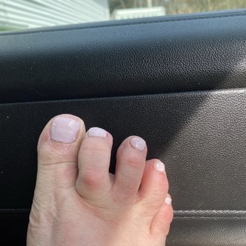 Luxe Nails & Spa - Looks like I did my own nails, which I paid $48 for - Nail Salons Near Me - Seabrook, New Hampshire