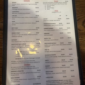 Shopper's Pub  Eatery - Menu - Sports Bars Near Me - Manchester, New Hampshire