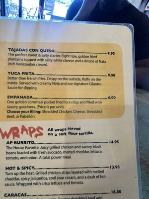 Menu photo 3 Arepa Please Jacksonville, FL
