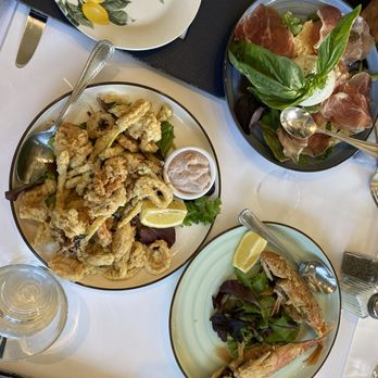Locanda Sorrento - Appetizers: calamari, fried fish, burrata - Italian Near Me - Campbell, California