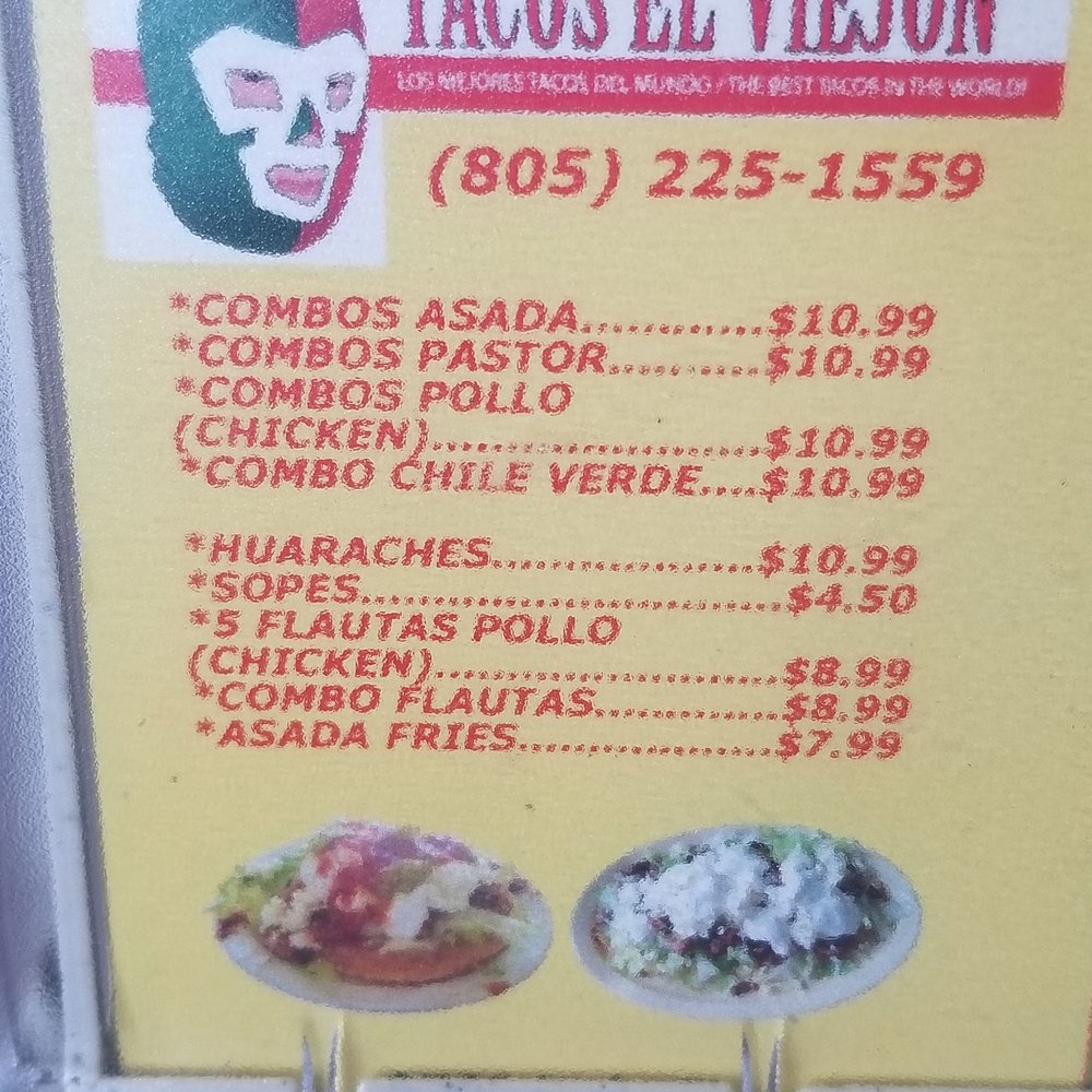 Tacos El Viejon - Contact info - Tacos Near Me - Morro Bay, California