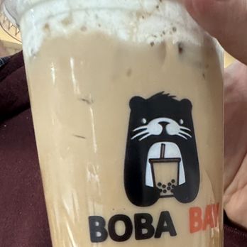 Boba Bay - Okinawa Oreo milk tea with boba - Bubble Tea Near Me - Capitola, California