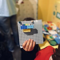 LEGOLAND Discovery Center - Monster pixelated Lego design