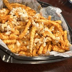 Chickie's & Pete's - Crab fries with CRAB