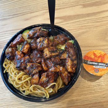 Teriyaki Madness - Spicy Chicken Teriyaki Bowl with Noodles - Japanese Near Me - Williamsburg, Virginia Teriyaki Madness - Spicy Chicken Teriyaki Bowl with Noodles - Japanese Near Me - Williamsburg, Virginia