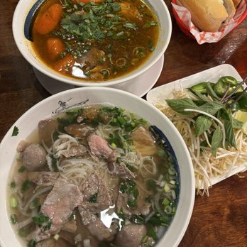 Son Nam Restaurant - Bo Kho egg noodle + combination pho - Vietnamese Near Me - Houston, Texas