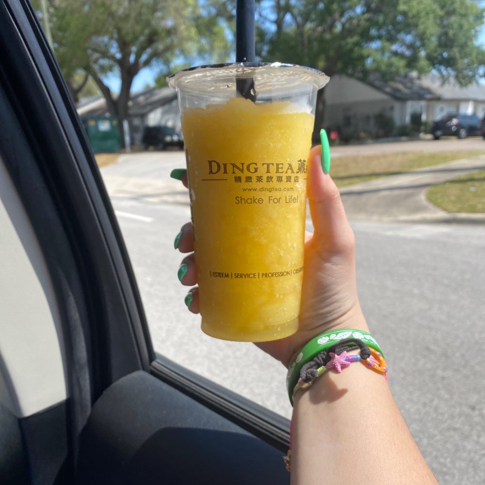 Ding Tea Pinellas - Mango Slush - Bubble Tea Near Me - Pinellas Park, Florida Ding Tea Pinellas - Mango Slush - Bubble Tea Near Me - Pinellas Park, Florida