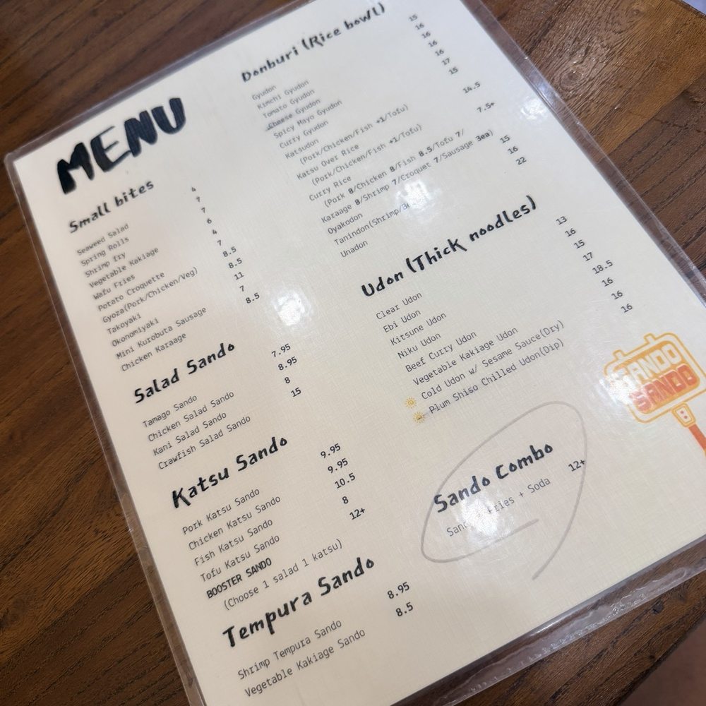 Sando Cafe - Japanese Near Me - Montclair, New Jersey