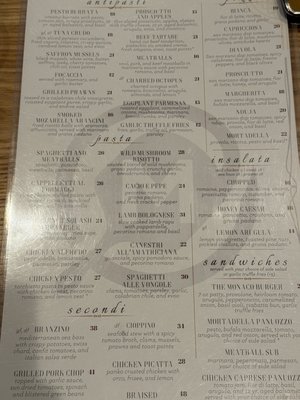 Menu photo 1 Monaco Italian Kitchen Irvine, CA